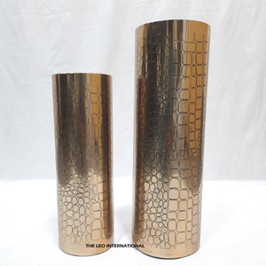 Best Design For Home Decor <b>Gold</b> and Silver Plated Flower <b>Vase</b> Customized Handmade Indoor Decor Pairs of 2 - Product Image 5