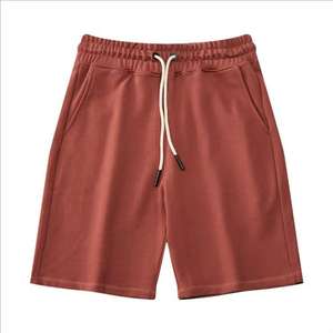 Shorts de sport personnalisés 2025 pour hommes en molleton French Terry, entrejambe de 5 pouces, 100 % coton, shorts délavés à l'acide pour hommes, shorts de basket-ball en coton - Product Image 1