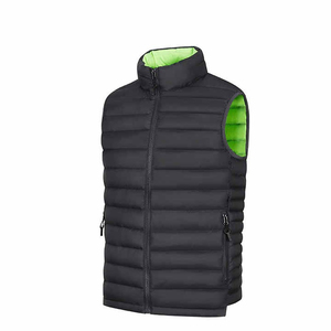 Vente en gros hommes gilets et gilets hiver chaud demi manches veste hommes léger sans manches bulle gilet à vendre tenue décontracté - Product Image 6