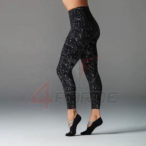 Leggings de Yoga de Color Sólido Personalizados para Mujer, Proveedor de Marca Privada, Poliéster y Elastano, 220 GSM, Pantalones Elásticos de Secado Rápido - Product Image 5