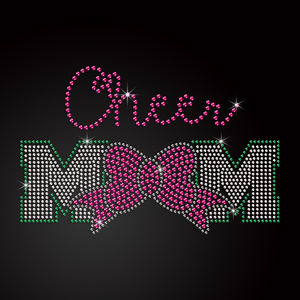 Low Moq Products Rhinestone Transferencia de calor Cheer Mom Iron on Transfers - Product Image 6
