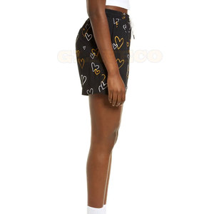 Pantalones cortos de mujer informales con impresión personalizada, pantalones cortos ligeros y cómodos para mujer a la venta - Product Image 4