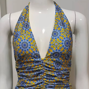 Conjunto de Bikini personalizable con logo y cinturón de malla con cordón bordado disponible letra Paisley 2 uds lavado liso teñido - Product Image 1