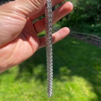 Pulsera de Plata S925 con Moissanita VVS, Estilo Hip Hop, para Hombre, Certificada por IGI, Regalo de Boda