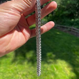 Bracelet à breloques pour homme en argent S925, style hip-hop glacé, avec diamants Moissanite VVS, certifié IGI – Bracelets et joncs raffinés - Product Image 5