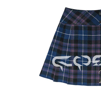 Jupe kilt décontractée taille plus pour femme, respirante, écologique, motif tartan écossais, 20 pouces, style cargo, avec sangles à boucles en cuir