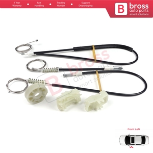 Juego de Reparación de Elevalunas Eléctrico BWR404, Puerta Delantera Izquierda para Land Freelander MK1 L314 LN 1997-2006 3/5 Puertas LR006372 - Product Image 3