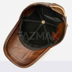 New Style <b>Leather</b> <b>Hat</b> Best Quality Made <b>Leather</b> <b>Hats</b> Top Selling Casual <b>Leather</b> <b>Hats</b> For Adults - Product Image 4