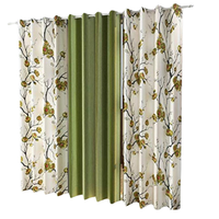 Rideaux occultants isolants ignifuges en coton pur, style moderne, design personnalisé de luxe, motif vague, les plus vendus