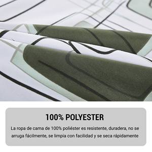 Juego de Funda Nórdica Moderna de 3 Piezas, 100% Algodón Tejido, con Sábana Ajustable y Funda de Almohada, Ropa de Cama de Lujo - Product Image 5