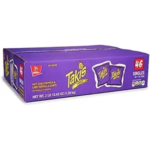 Takis Ớt nóng và chanh Tortilla chip cho xuất khẩu/nhập khẩu