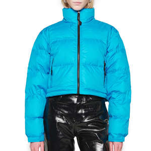 Cropped Style <b>Women</b> Bubble Jacket With Soft Touch And Thick Filling Bubble Jacket For Daily Winter Activities - Product Image 1