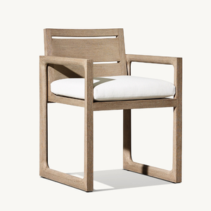 Chaises individuelles pour s'asseoir sur la terrasse ou dans les restaurants en plein air, au style moderne, durables et anti-pourriture - Product Image 3