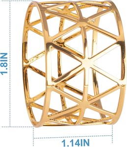 ห่วงรัดผ้าเช็ดปากโลหะกระดาษทรงกลมสำหรับงานปาร์ตี้สามารถจัดชิ้นกลางได้ของตกแต่งบ้านไม่เหมือนใคร - Product Image 1