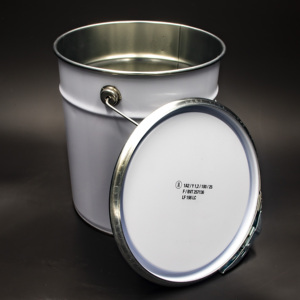 Bidones cónicos de hojalata de 198 mm de la mejor calidad, disponibles con tapa a presión o tapa con cierre de anillo, capacidad total de 3,7 a 6,3 litros. - Product Image 4