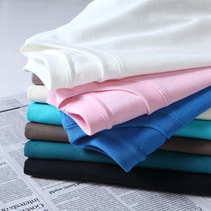 Vente en gros de t-shirts personnalisés de haute qualité 100% coton T-shirt uni en coton taille plus pour hommes de couleur unie logo personnalisé pour hommes - Product Image 2