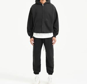 Conjunto Deportivo Personalizable Unisex de Felpa Francesa Gruesa de 300g, Transpirable, Antibacteriano, de Secado Rápido, Diseño 2 en 1 - Product Image 4