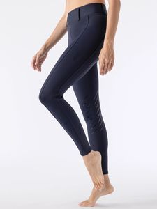 Collants équestres élégants avec poignée intégrale, vêtements personnalisés extensibles en vrac, leggings d'équitation, pantalon avec boucles de ceinture, vente en gros - Product Image 3
