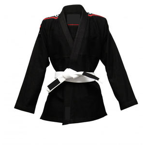 Nuevo uniforme de Taekwondo para adultos ajustado elástico transpirable ligero 100% algodón en Stock logotipo personalizado al por mayor - Product Image 3