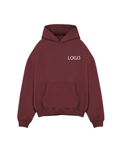 เสื้อฮู้ดดี้ผ้าฟลีซคอตตอน 100% หนานุ่มทรงโอเวอร์ไซส์ แขนเสื้อแบบดรอปโชว์เดอร์ สกรีนโลโก้ได้ ทรงบ็อกซี่ สไตล์สตรีทแวร์ สำหรับผู้ชาย มีจำหน่ายจำนวนมาก - Product Image 1