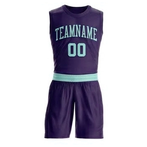 Trainingskleding OEM fabrikant op maat gemaakte omkeerbare polyester sublimatieprint jersey shorts sportkleding basketbaluniform - Product Image 2