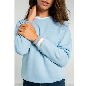 Produit à forte demande tenue à la mode femmes sweat basiques coton mélangé sortie d'usine poids moyen femmes sweat - Product Image 3