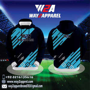 2024 personalizado 100% poliéster hombres Streetwear pulóver con capucha ropa de invierno de alta calidad amplia gama de colores sólidos para - Product Image 2