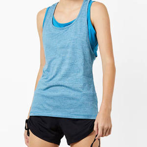 Camiseta sin mangas informal de diseño personalizado para mujer más vendida, ropa de fitness transpirable en varios tamaños, precio - Product Image 1