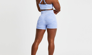 กางเกงขาสั้นฟิตเนสสำหรับผู้หญิงสไตล์สุดเพอร์เฟกต์สำหรับใส่ไปยิมกางเกงขาสั้นออกกำลังกายสำหรับผู้หญิงวัสดุทนทาน - Product Image 2