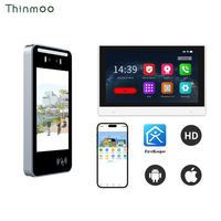 Thinmoo Android 11, Pantalla Táctil Full HD de 8 Pulgadas, Resistente al Agua, Reconocimiento Facial, POE, Control de Acceso para Exteriores, Aplicación Personalizada, Nube, Local