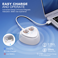 Aide auditive numérique rechargeable avec étui de charge, réduction du bruit, amplificateur sonore pour personnes âgées