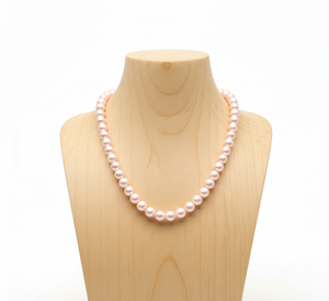 สร้อยคอไข่มุกน้ำจืดแท้คุณภาพสูง งานฝีมือประณีต สีทอง/ขาว รูปทรงคลาสสิกสำหรับผู้หญิง เกรด AA/AAA รับรองโดยผู้ตรวจสอบบุคคลที่สาม - Product Image 2