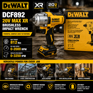 Chiave Dinamometrica Elettrica Senza Fili <span class=keywords><strong>DEWALT</strong></span>, Portatile e a Velocità Variabile per Operazioni Mobili all'Aperto, Cantieri e Riparazioni - Product Image 3