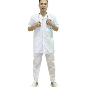 Blouse de laboratoire médicale en denim respirant léger pour le personnel hospitalier des médecins et des infirmières confort doux avec tissu durable - Product Image 6