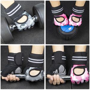 NUEVOS Guantes de Piel Duraderos para Levantamiento de Pesas con Correa de Muñeca Ajustable, Diseño Transpirable de Dedos Completos para Uso Deportivo Unisex en el Gimnasio - Product Image 5