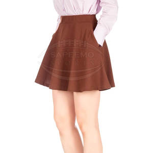 Jupes décontractées pour femmes en gros, haute qualité, 100% coton, respirantes, jupes courtes, service personnalisé OEM, fabriqué au Pakistan - Product Image 6