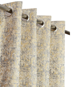 Compre Jacquard Texture 2 Cortinas Tela Texturizada de Calidad Premium Ideal para Estilismo de Ventanas Moderno y Decoración del Hogar - Product Image 1