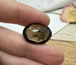 หินควอทซ์สโมคกี้ธรรมชาติอัญมณีทรงหลวมปรับเทียบราคาขายส่งราคาโรงงาน - Product Image 5