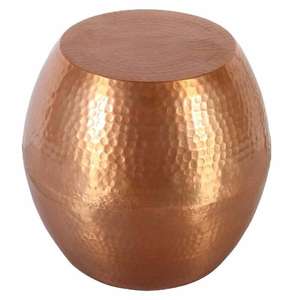 Mesa auxiliar de tambor para exteriores de acero inoxidable Art Deco de lujo con función de jarrón de mesa para venta de mesa central - Product Image 2