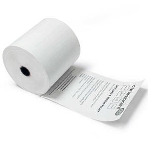 Rouleau de papier thermique ignifuge de matériau isolant personnalisable de grande qualité pour caisse enregistreuse - Product Image 4