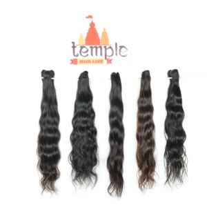 เครื่องทอผมผู้หญิงแบบตรงสีดำธรรมชาติทำจากผมชาวอินเดีย - Product Image 3