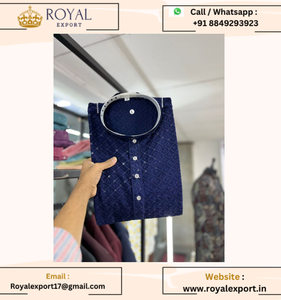 ผ้าคูต้าบุรุษปักตรงและหนักผ้าฝ้าย Manywar ใหม่ของเรา - Product Image 4