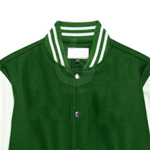 Veste de baseball d'hiver personnalisée de qualité supérieure, style streetwear, col montant, coupe-vent et respirante à prix avantageux - Product Image 4