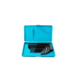 Jeu de clés Allen industrielles en acier au chrome vanadium noir 9 pièces 1.5-10mm Source d'alimentation manuelle prix raisonnables personnalisation OEM - Product Image 2