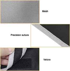 Masque pour cheval anti-mouches, anti-verres, respirant, extensible, en maille tricotée, anti-moustiques, équipement équestre, masque d'équitation - Product Image 6