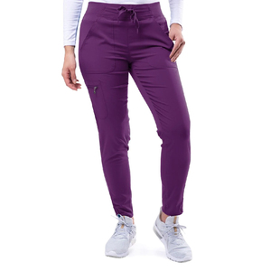 Pantalon de jogging à la mode avec poches latérales à glissière pour dames jambe large logo privé imprimé pantalon long - Product Image 2