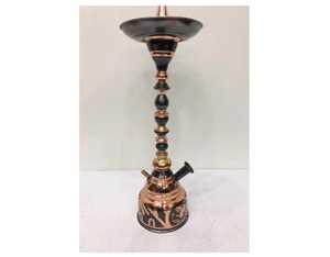 Farida Simpatico Narguilés de luxe en laiton moyen fabriqués avec miroir Technique Style Boury - Product Image 4