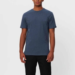 Fabricant personnalisé T-shirt à trois couleurs surdimensionné T-shirt à manches courtes pour hommes Your Design Logo Printing Navy Blue T Shirts - Product Image 5