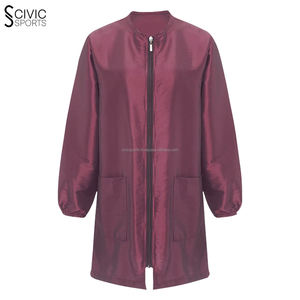 Vente en gros Veste de barbier durable Vêtements d'extérieur Smocks pour salons de beauté Vente à chaud Service OEM disponible - Product Image 5