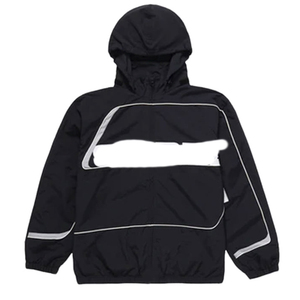 Custom High Quality Polyester Tracksuit Lightweight Waterproof Reflective Stripe <b>Zip</b> <b>Up</b> <b>Jacket</b> Jogger Tracksuits hoodies - Product Image 2